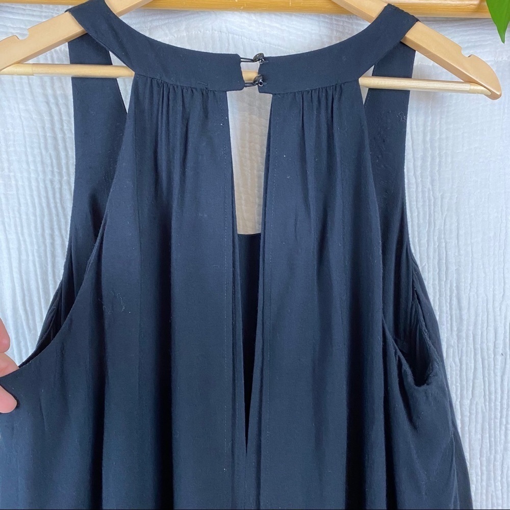 CHELSEA SKY WOMENS POPOVER SLEEVELESS JUMPSUIT - Picture 6 of 9